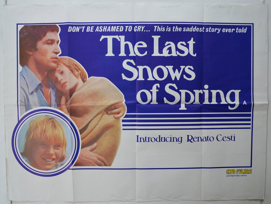 The Last Snows Of Spring  (a.k.a. L'ultima neve di primavera)  Original Quad Poster - Film Poster - Movie Poster 