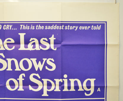 THE LAST SNOWS OF SPRING (Top Right) Cinema Quad Movie Poster 