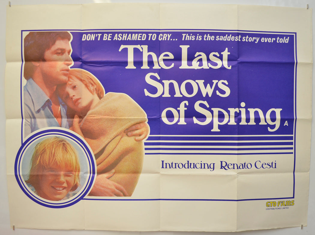 The Last Snows Of Spring  (a.k.a. L'ultima neve di primavera) Original Quad Poster - Film Poster - Movie Poster  