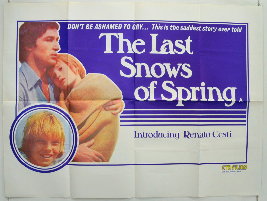 The Last Snows Of Spring  (a.k.a. L'ultima neve di primavera)   Original British Quad Poster - Film Poster - Movie Poster 