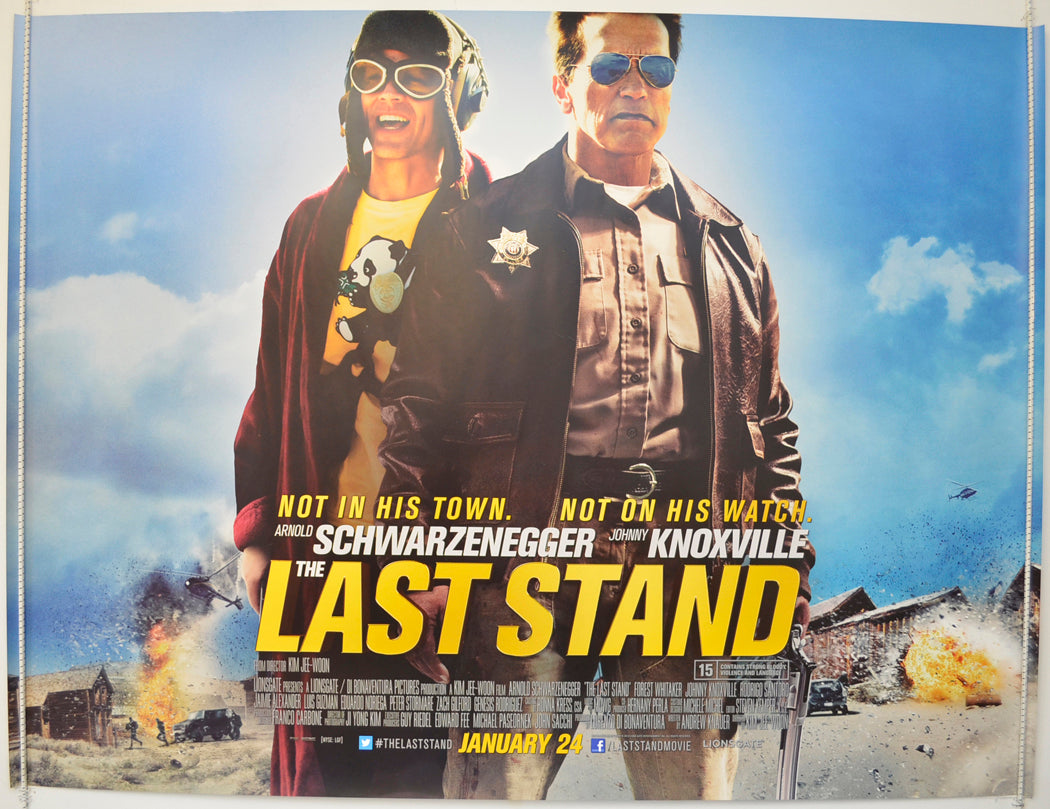 The Last Stand  Original British Quad Poster - Film Poster - Movie Poster 