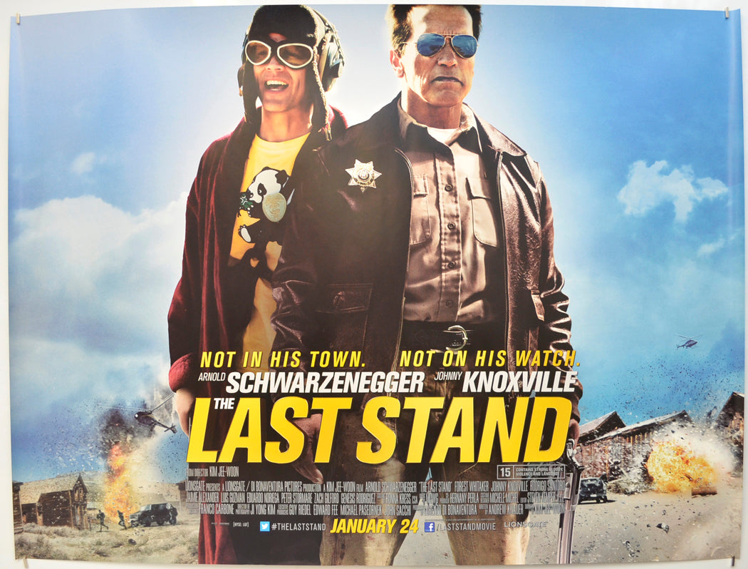 The Last Stand  Original Quad Poster - Film Poster - Movie Poster