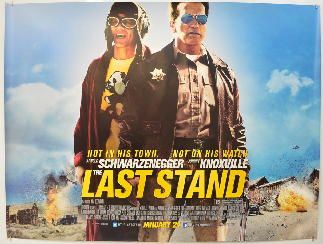 The Last Stand  Original Quad Poster - Film Poster - Movie Poster