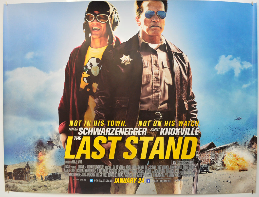 The Last Stand  Original Quad Poster - Film Poster - Movie Poster