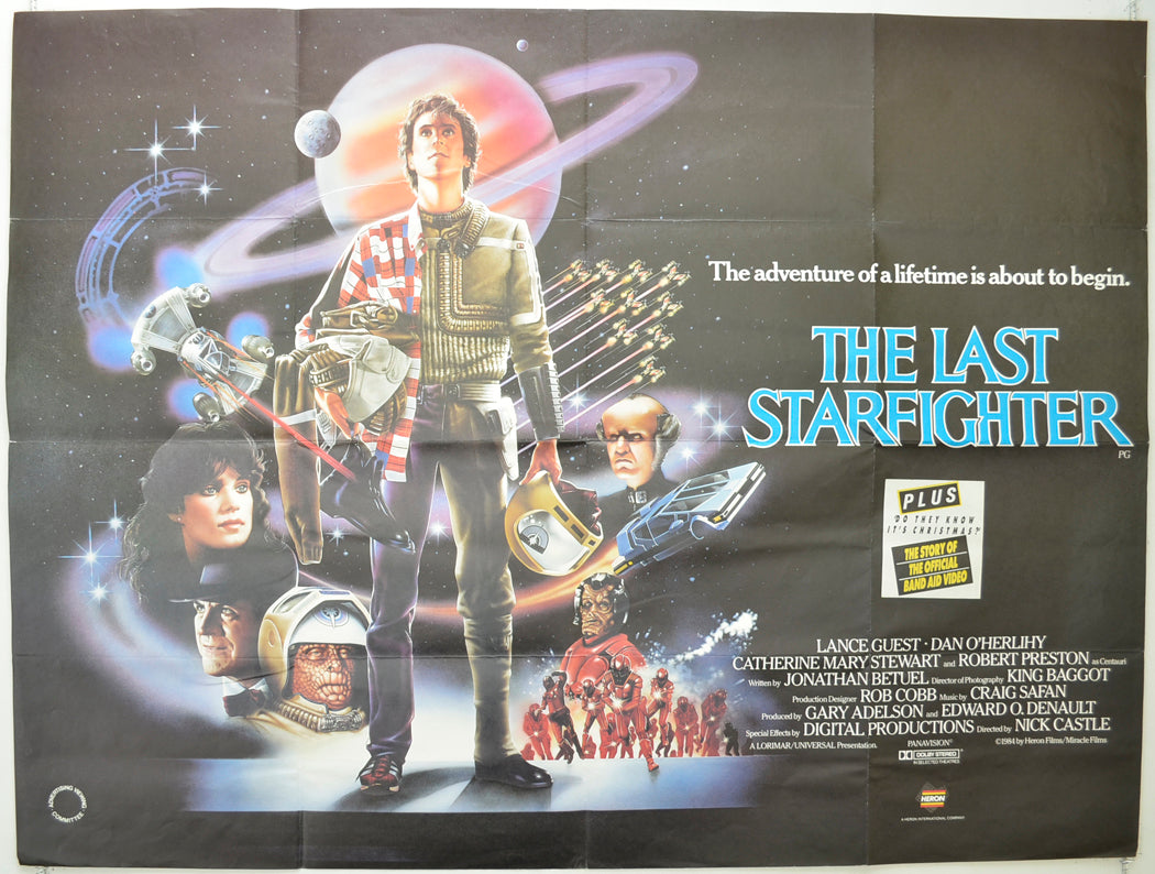 The Last Starfighter Original Quad Poster - Film Poster - Movie Poster  