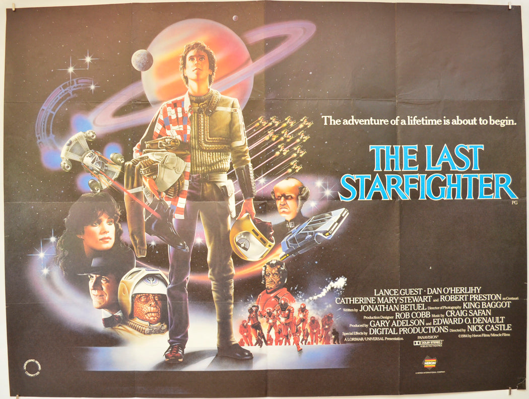 The Last Starfighter  Original Quad Poster - Film Poster - Movie Poster