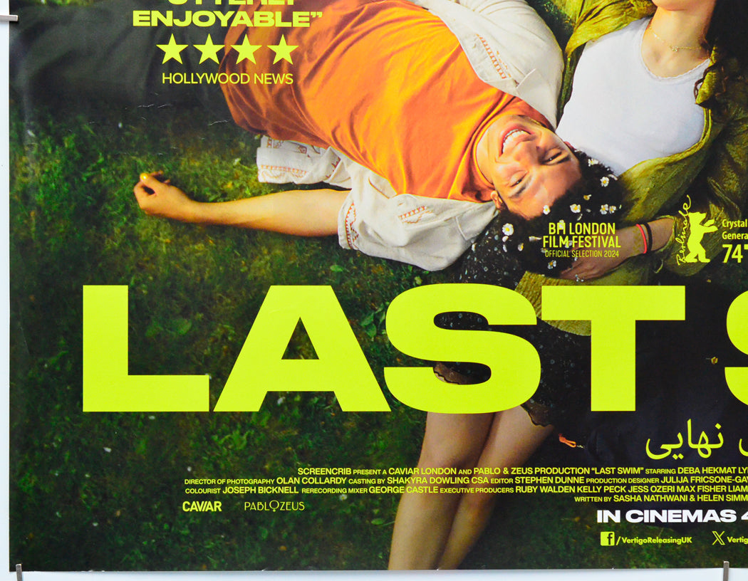 Last Swim (Bottom Left) Cinema Quad Movie Poster 