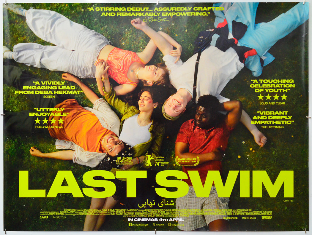 Last Swim - Original Quad Poster - Film Poster - Movie Poster