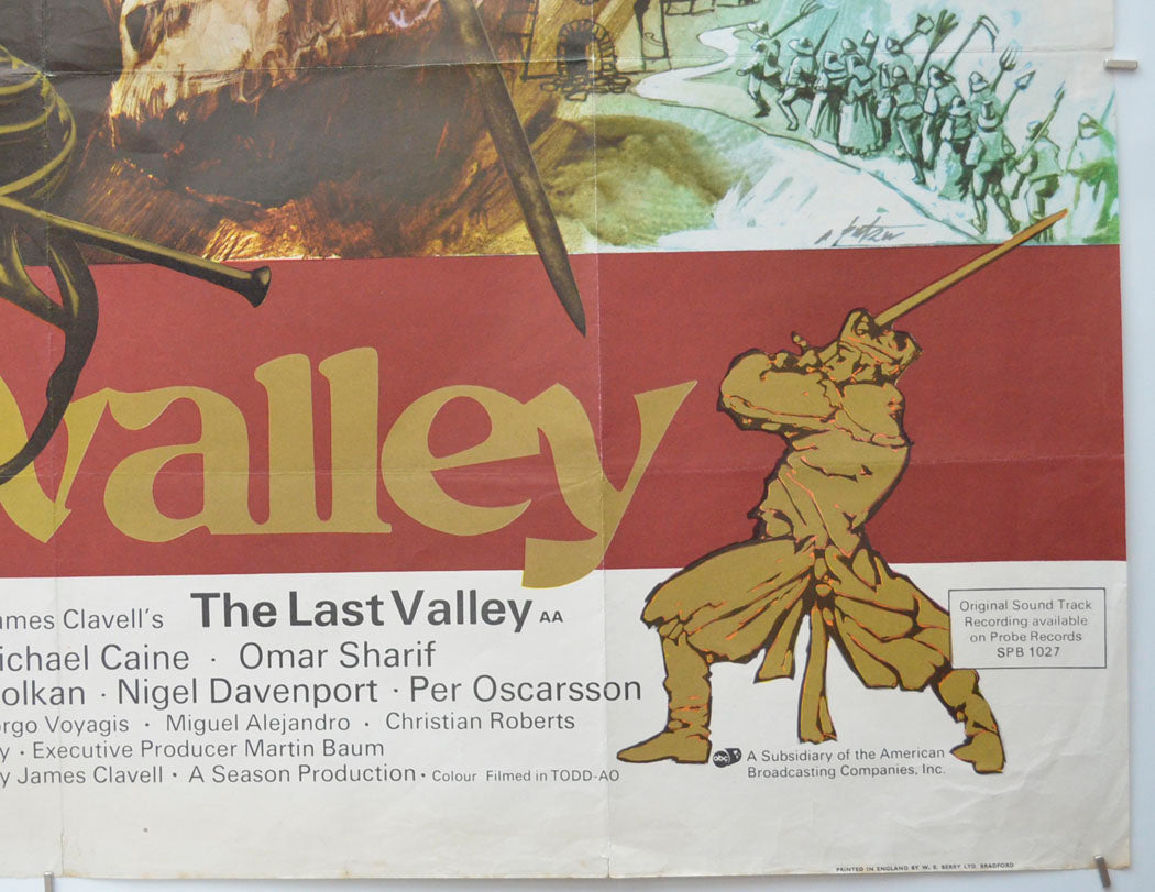 THE LAST VALLEY (Bottom Right) Cinema Quad Movie Poster 