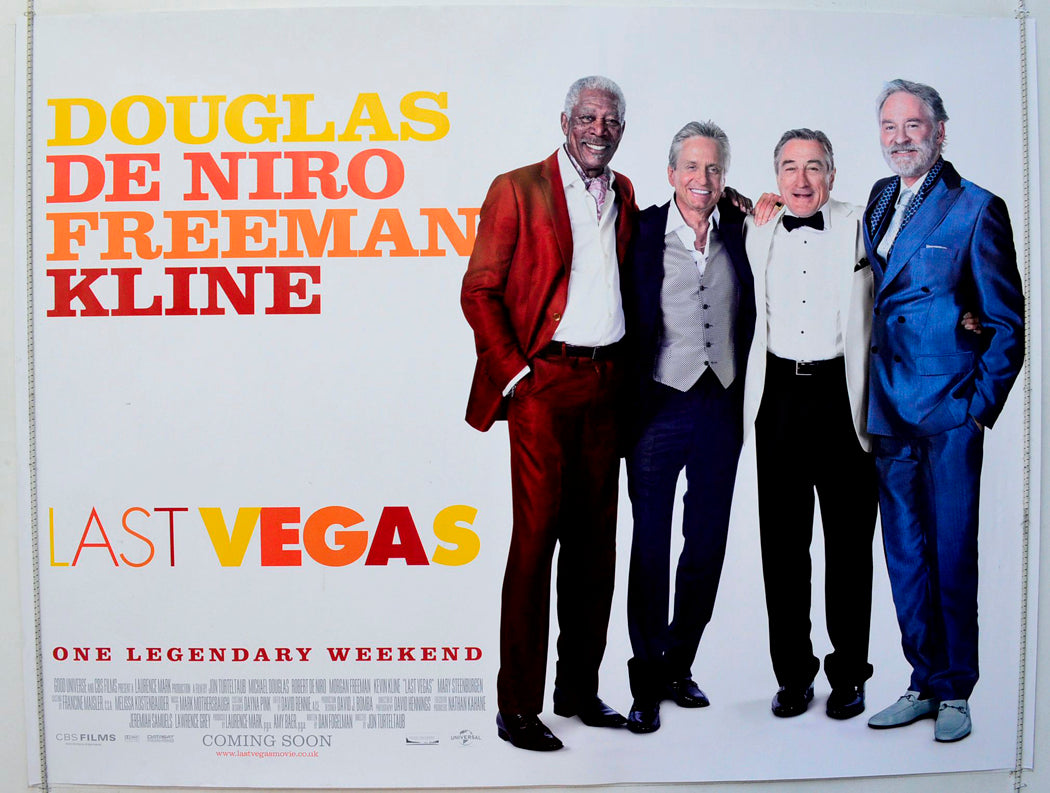 Last Vegas Original British Quad Poster - Film Poster - Movie Poster 