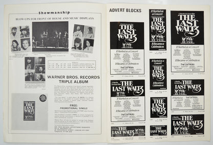 THE LAST WALTZ Cinema Exhibitors Campaign Pressbook - INSIDE 