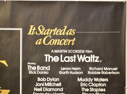 THE LAST WALTZ (Top Right) Cinema Quad Movie Poster 