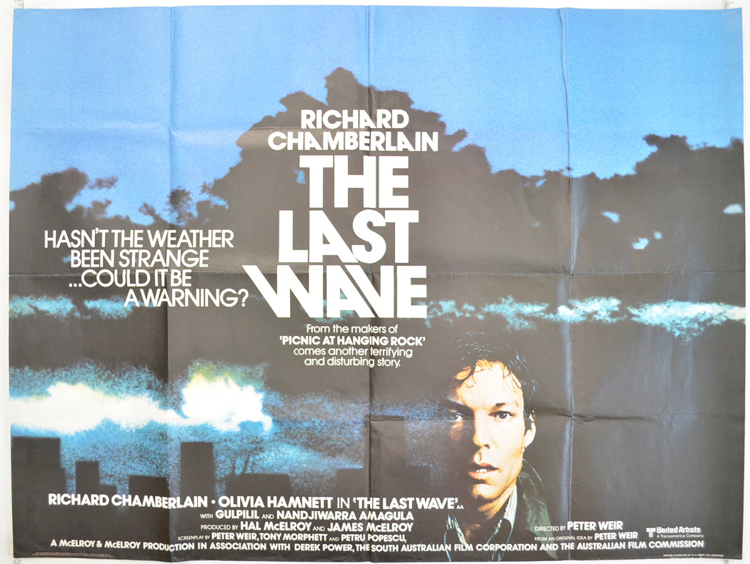 The Last Wave  Original Quad Poster - Film Poster - Movie Poster