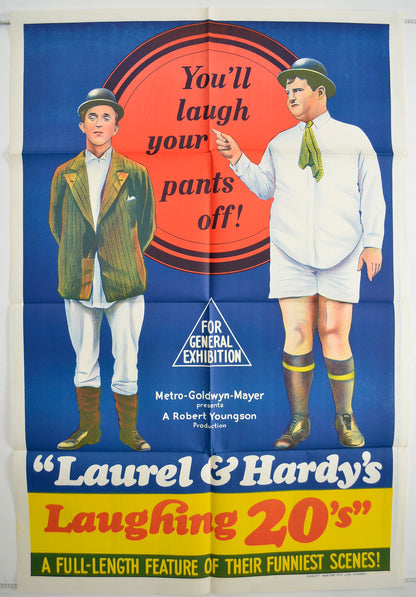 Laurel And Hardy's Laughing 20's  Original One Sheet Poster - Film Poster - Movie Poster 