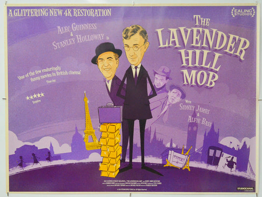 The Lavender Hill Mob - Original Quad Poster - Film Poster - Movie Poster