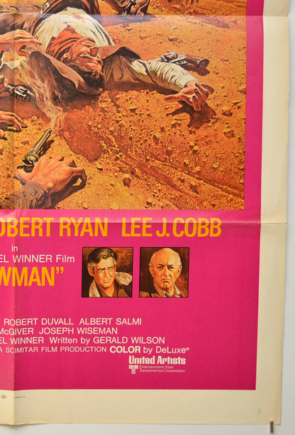 LAWMAN (Bottom Right) Cinema One Sheet Movie Poster 