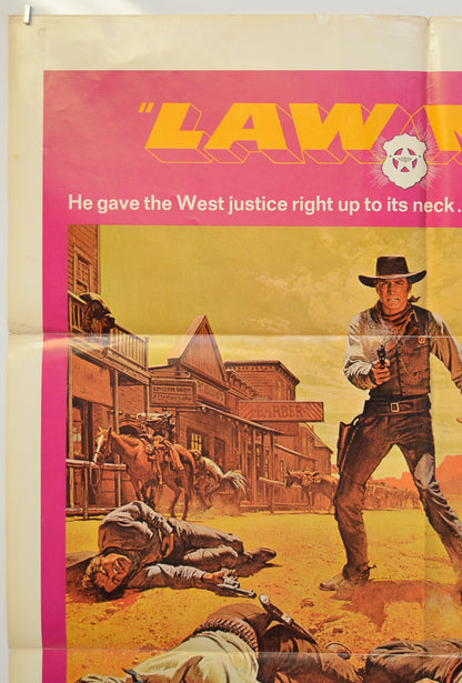 LAWMAN (Top Left) Cinema One Sheet Movie Poster 