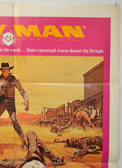 LAWMAN (Top Right) Cinema One Sheet Movie Poster 