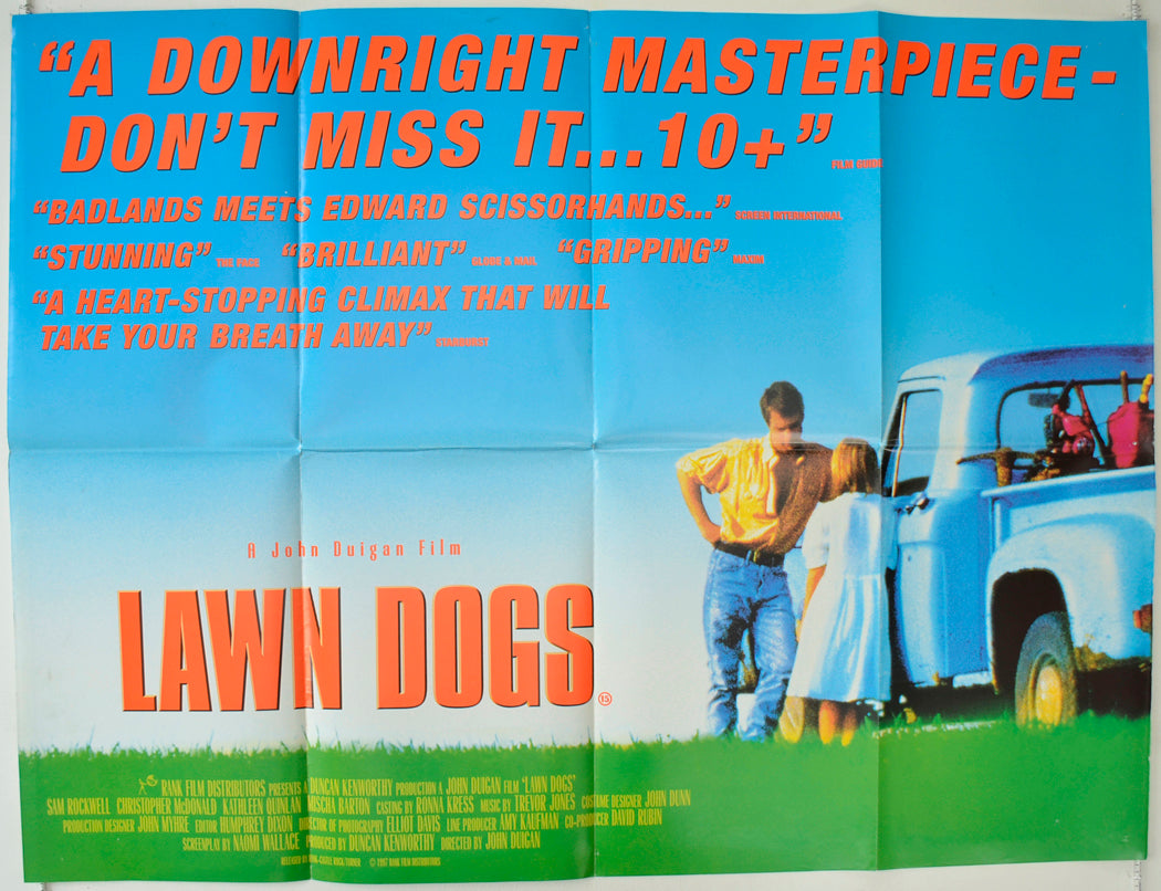 Lawn Dogs Original Quad Poster - Film Poster - Movie Poster  