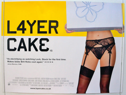 Layer Cake Original British Quad Poster - Film Poster - Movie Poster 