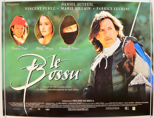 Le Bossu Original Quad Poster - Film Poster - Movie Poster  