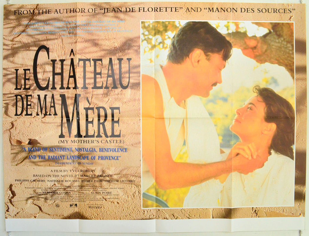 Le Chateau De Ma Mere  (a.k.a. My Mother's Castle)    Original British Quad Poster - Film Poster - Movie Poster 