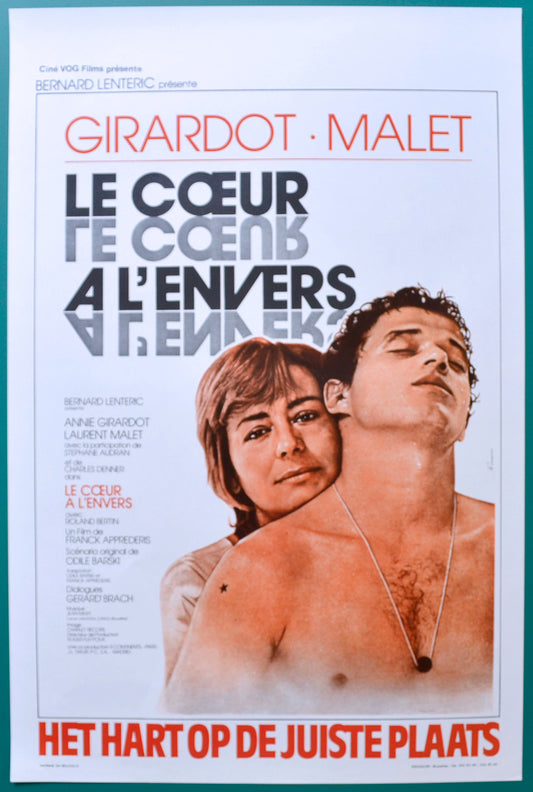 Le coeur à l'envers Original Belgian Poster - Film Poster - Movie Poster