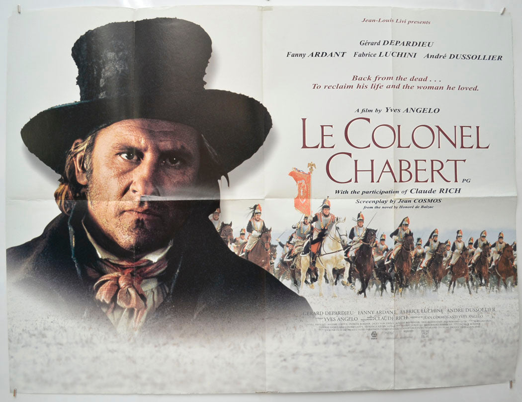 Le Colonel Chabert Original Quad Poster - Film Poster - Movie Poster