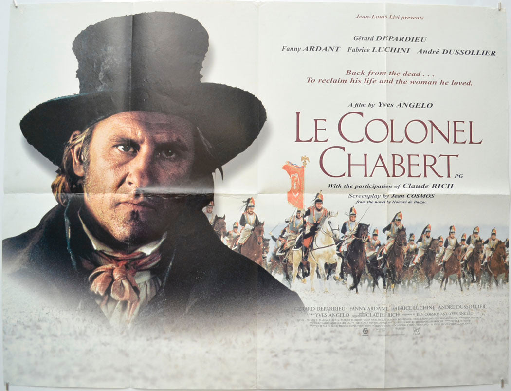 Le Colonel Chabert Original Quad Poster - Film Poster - Movie Poster