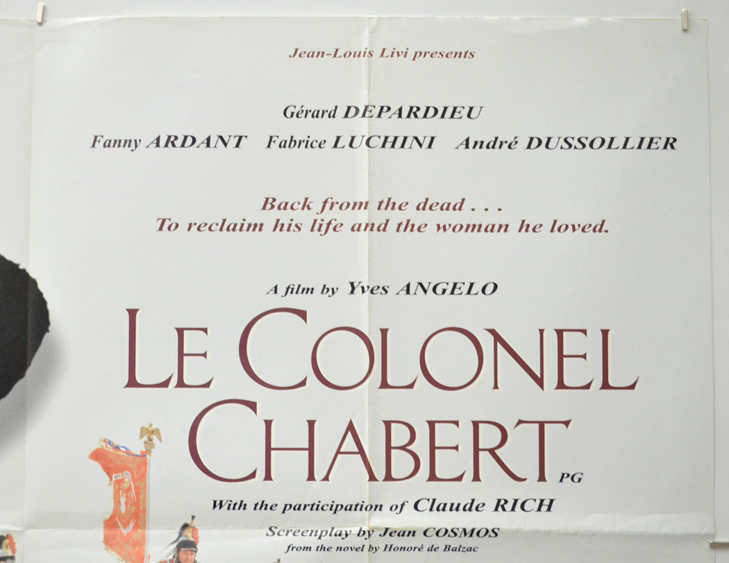 LE COLONEL CHABERT (Top Right) Cinema Quad Movie Poster 