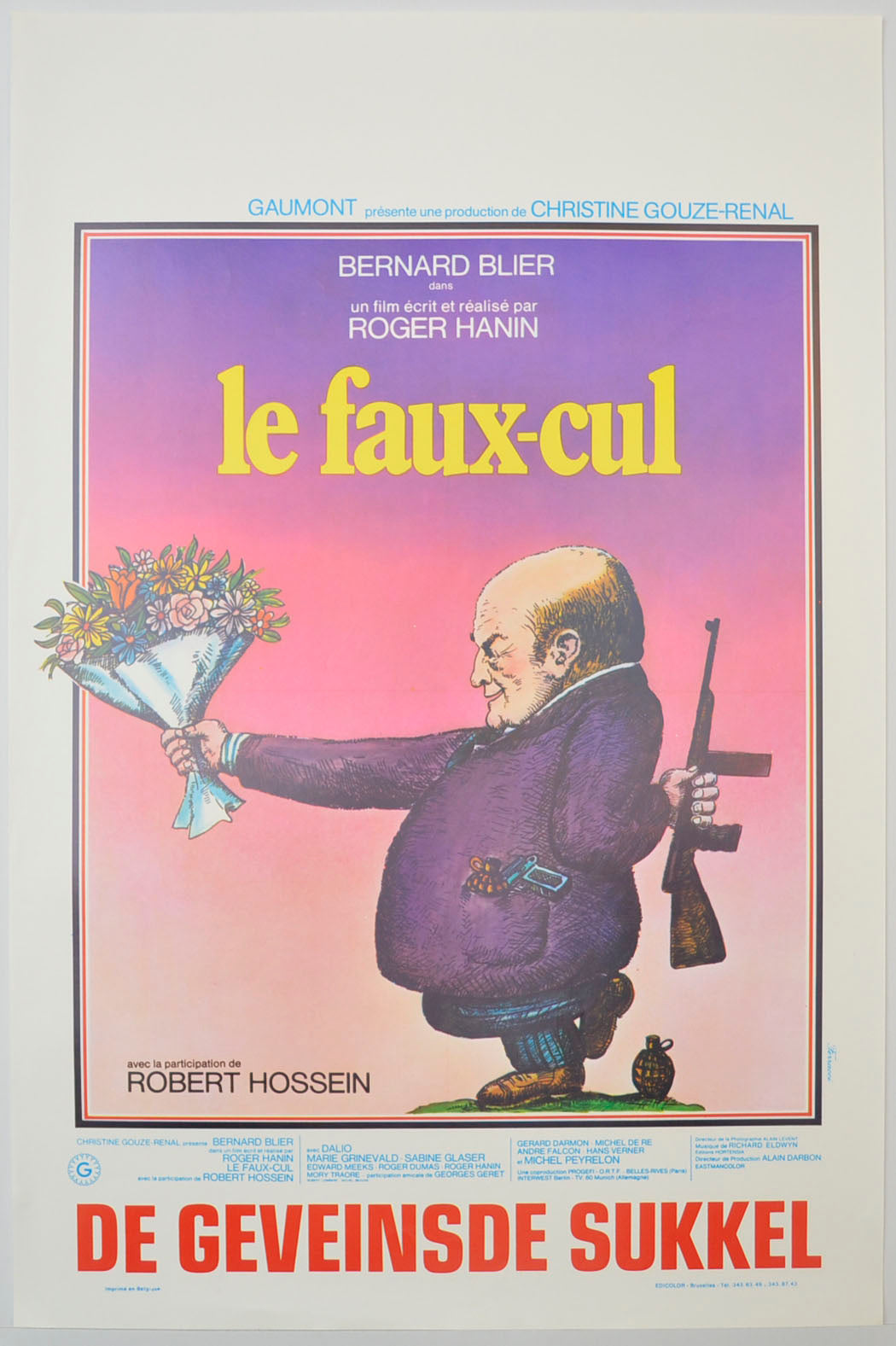 Le faux-cul (a.k.a. The Phoney) Original Belgian Poster - Film Poster - Movie Poster