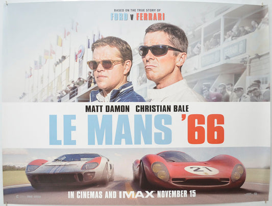 Le Mans '66 Original Quad Poster - Film Poster - Movie Poster