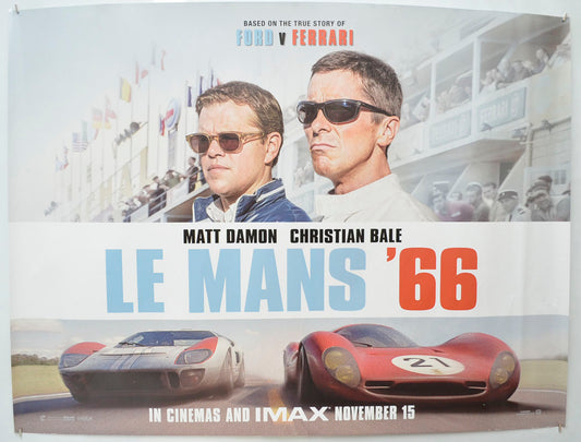 Le Mans '66 Original Quad Poster - Film Poster - Movie Poster