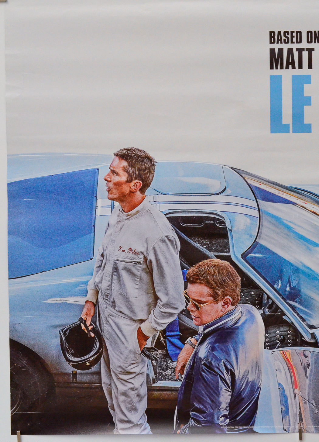 Le Mans '66 (Bottom Left) Cinema One Sheet Movie Poster 