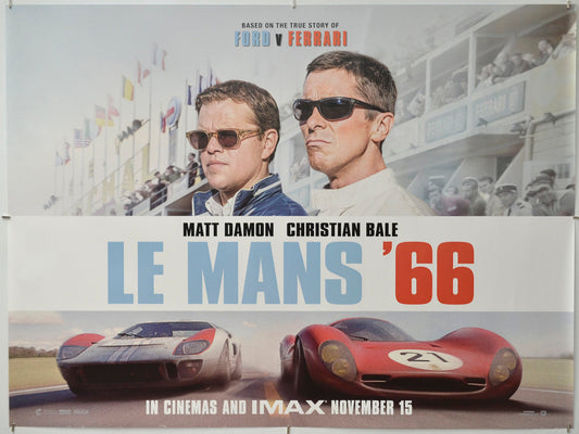 Le Mans '66 - Original Quad Poster - Film Poster - Movie Poster