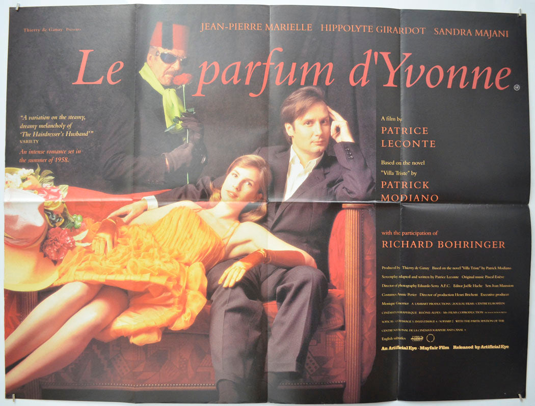 Le Parfum D'Yvonne Original Quad Poster - Film Poster - Movie Poster