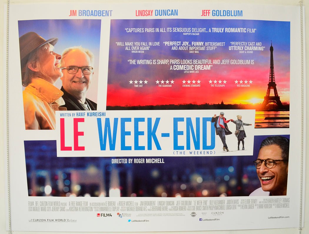 Le Weekend Original Quad Poster - Film Poster - Movie Poster  