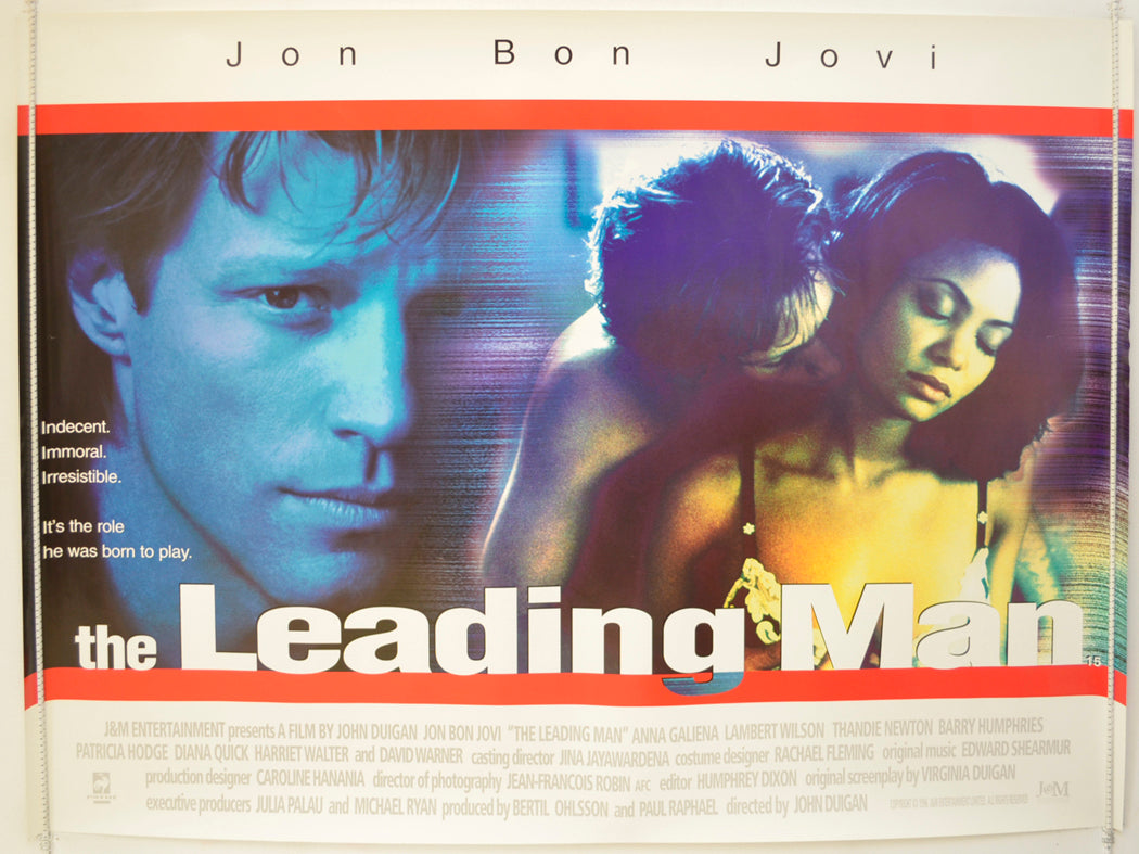 The Leading Man  Original Quad Poster - Film Poster - Movie Poster