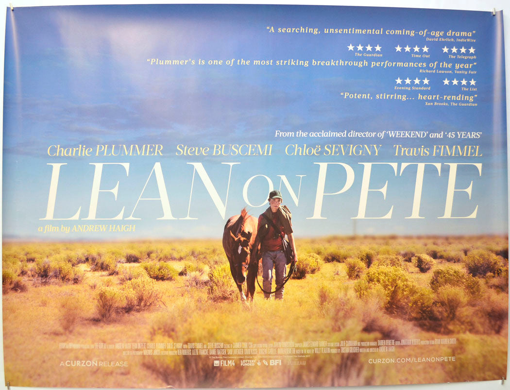 Lean On Pete Original Quad Poster - Film Poster - Movie Poster