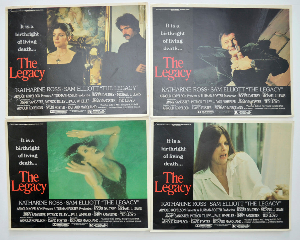 The Legacy  4 Original Cinema Lobby Cards 