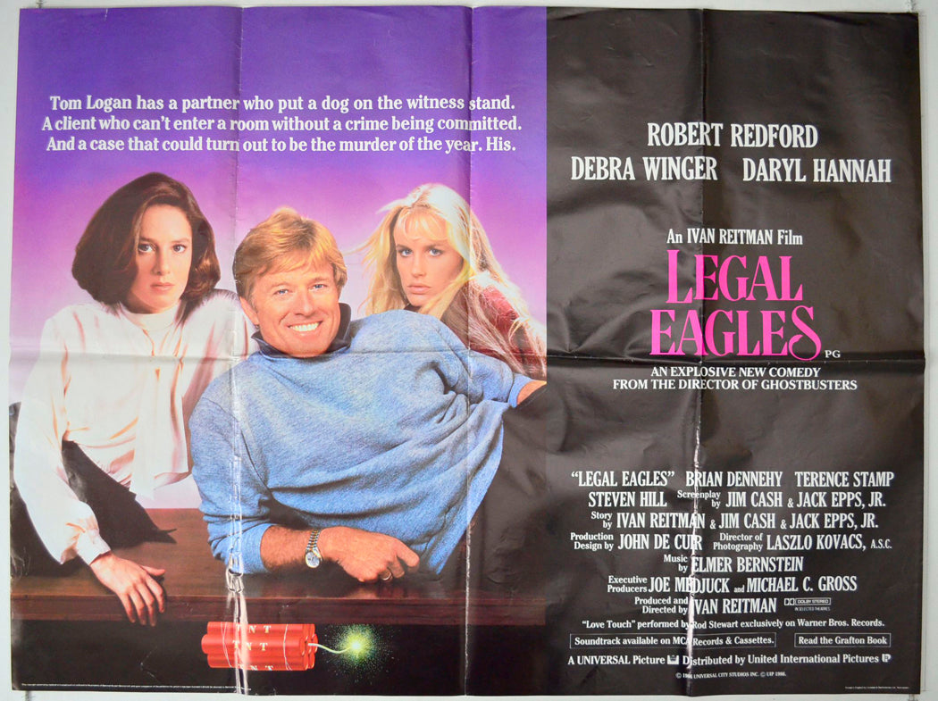 Legal Eagles Original British Quad Poster - Movie Poster