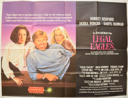 Legal Eagles Original Quad Poster - Film Poster - Movie Poster  