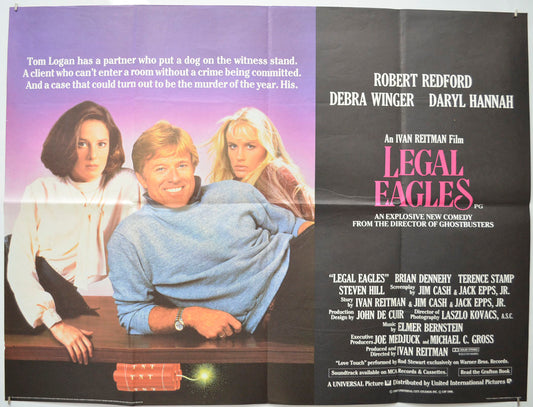 Legal Eagles Original Quad Poster - Film Poster - Movie Poster