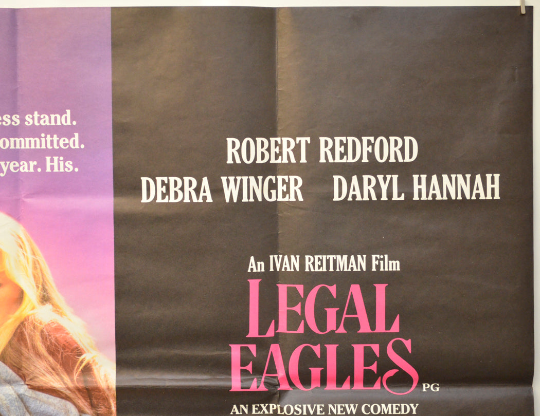 LEGAL EAGLES (Top Right) Cinema Quad Movie Poster 