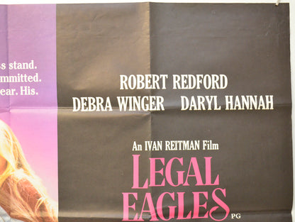 LEGAL EAGLES (Top Right) Cinema Quad Movie Poster 