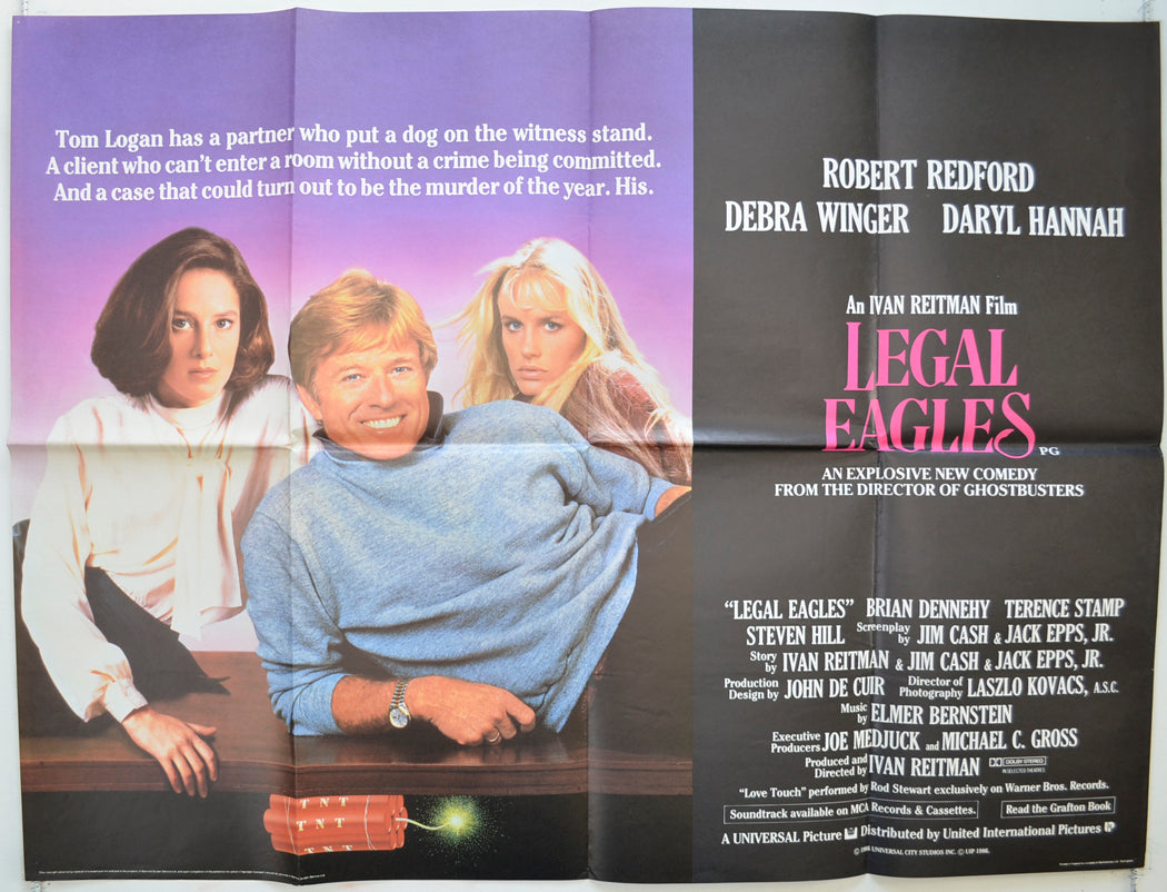 Legal Eagles Original Quad Poster - Film Poster - Movie Poster  