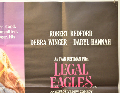 LEGAL EAGLES (Top Right) Cinema Quad Movie Poster 