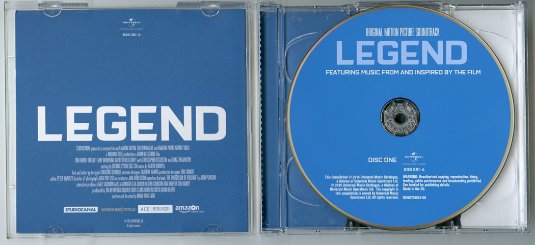 LEGEND Original CD Soundtrack (Inside) 