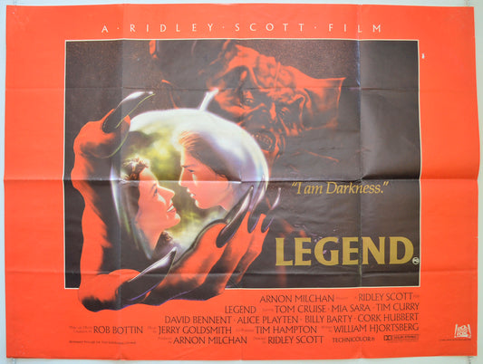 Legend  Original British Quad Poster - Film Poster - Movie Poster 