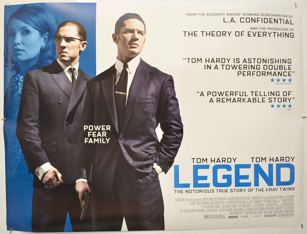 Legend  Original Quad Poster - Film Poster - Movie Poster